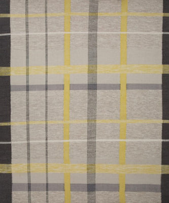 Tapete Indiano Plaid Amarelo